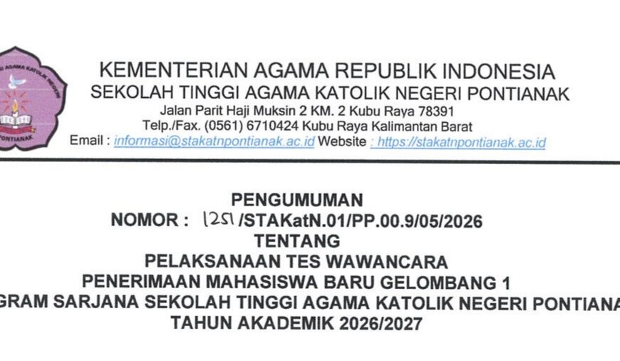 STAKat Negeri Pontianak Laksanakan Tes Wawancara PMB&hellip;