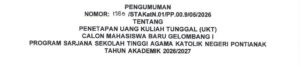 Penetapan UKT Calon Mahasiswa Baru Gelombang I&hellip;