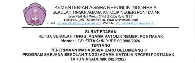 Pembukaan Penerimaan Mahasiswa Baru Gelombang II Program Sarjana Tahun Akademik 2026/2027